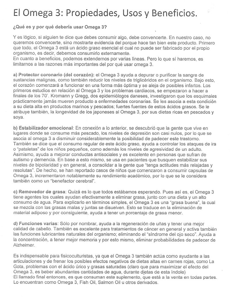 Omega 3, material divulgativo — lámina 1 de 16