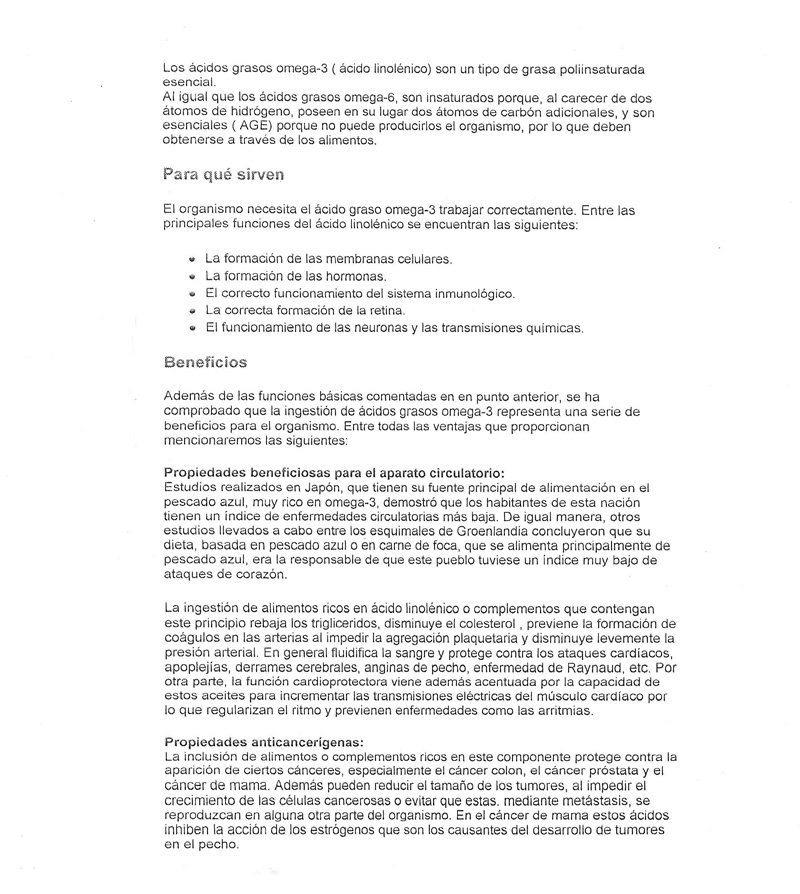Omega 3, material divulgativo — lámina 6 de 16